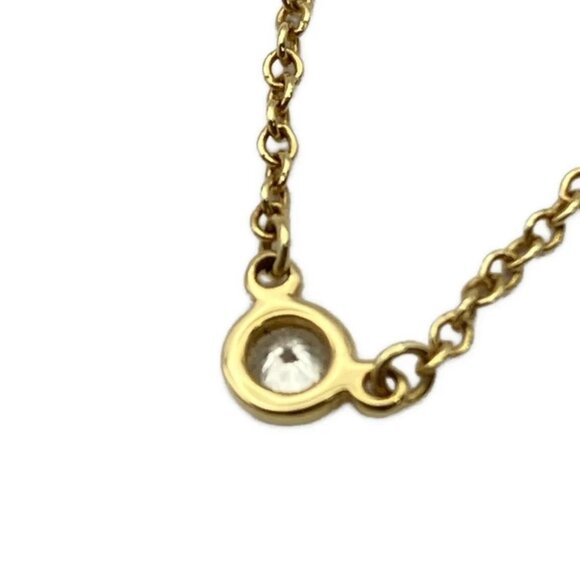 TIFFANY&Co. By The Yard - 18K Yellow Gold Diamond Necklace 593-081625 - Picture 2 of 4